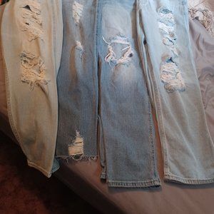 Ultra high rise mom jeans